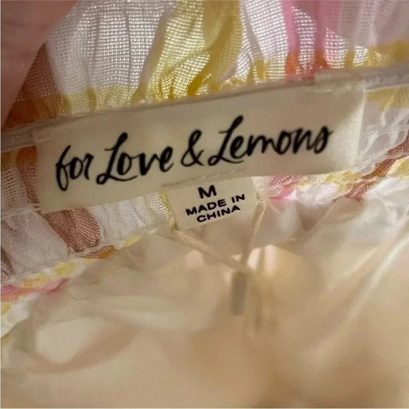 For Love and Lemons Rue Plaid Slit Midi Dress - Medium NWT - Picture 8 of 9